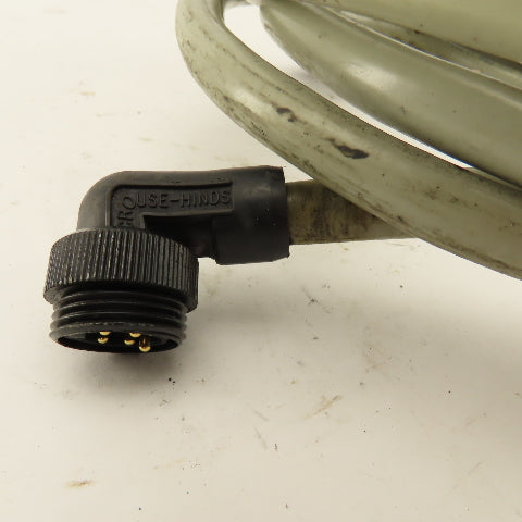 Cooper CHDN-EBE-T3 5 Pin Male Female Molded End Plug 90° 10'