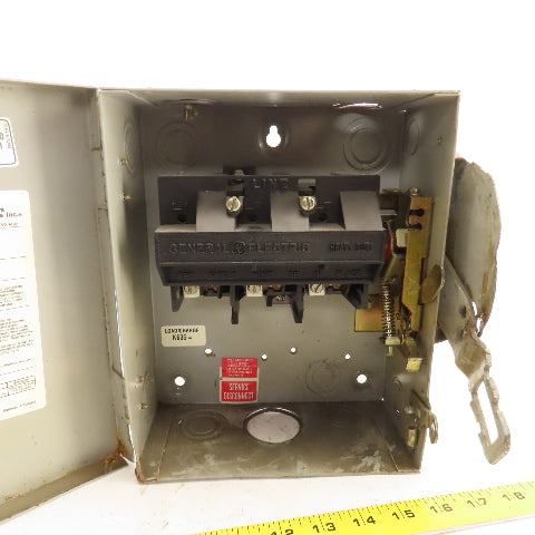 General Electric THN3361 Non Fused Disconnect Switch 30A 600V 3 Pole