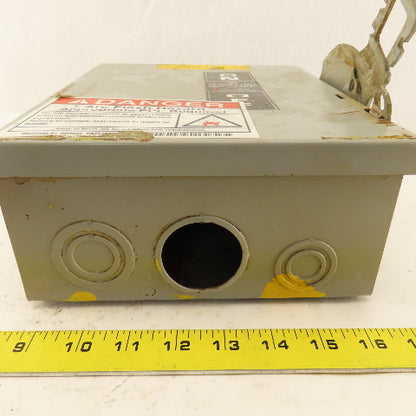 General Electric THN3361 Non Fused Disconnect Switch 30A 600V 3 Pole