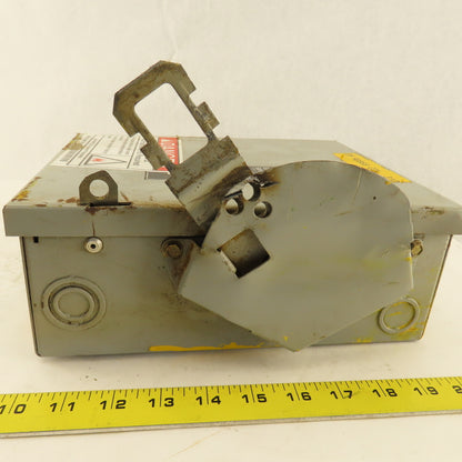 General Electric THN3361 Non Fused Disconnect Switch 30A 600V 3 Pole