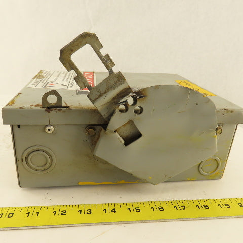 General Electric THN3361 Non Fused Disconnect Switch 30A 600V 3 Pole