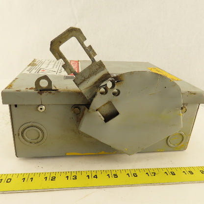 General Electric THN3361 Non Fused Disconnect Switch 30A 600V 3 Pole