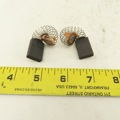 C-1346 7/8" Long X 5/8" X 1/4" Thick Motor Brush Lot Of 2