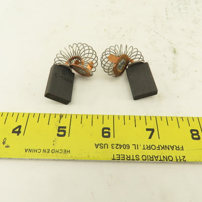 C-1346 7/8" Long X 5/8" X 1/4" Thick Motor Brush Lot Of 2