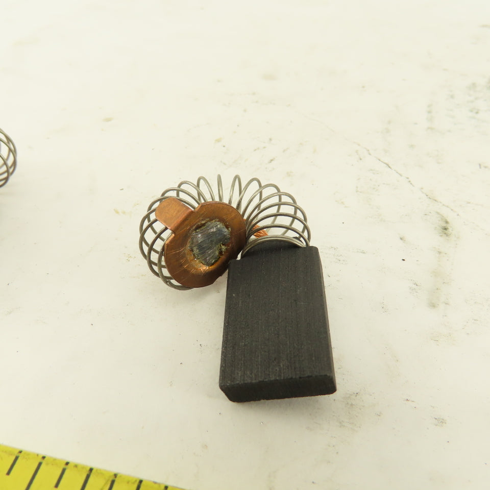 C-1346 7/8" Long X 5/8" X 1/4" Thick Motor Brush Lot Of 2