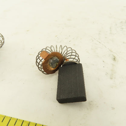 C-1346 7/8" Long X 5/8" X 1/4" Thick Motor Brush Lot Of 2