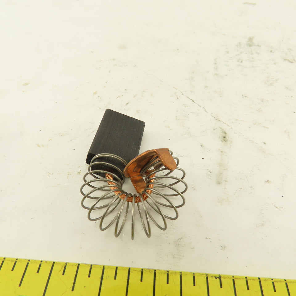 C-1346 7/8" Long X 5/8" X 1/4" Thick Motor Brush Lot Of 2