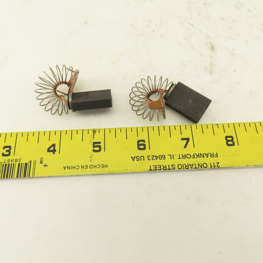 C-1346 7/8" Long X 5/8" X 1/4" Thick Motor Brush Lot Of 2
