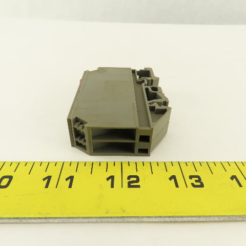 Wieland 9760 U/8 TKE Earth Disconnect Terminal 110/220V Din Rail Mount