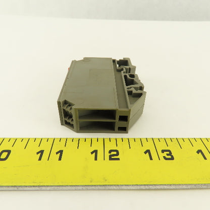 Wieland 9760 U/8 TKE Earth Disconnect Terminal 110/220V Din Rail Mount