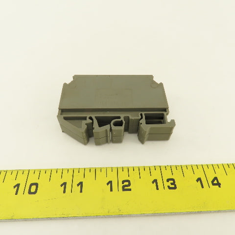 Wieland 9760 U/8 TKE Earth Disconnect Terminal 110/220V Din Rail Mount
