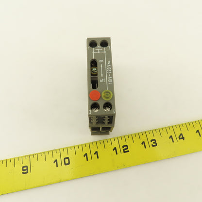 Wieland 9760 U/8 TKE Earth Disconnect Terminal 110/220V Din Rail Mount