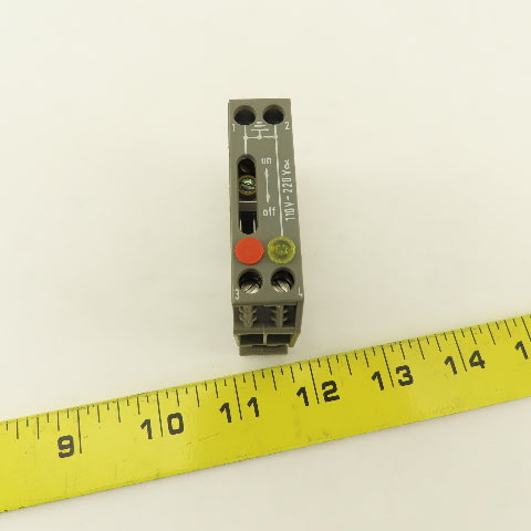 Wieland 9760 U/8 TKE Earth Disconnect Terminal 110/220V Din Rail Mount