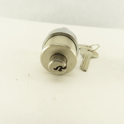 Telemecanique ZB2- 22mm Stainless Steel 2 Position Selector Switch W/Keys Lot /2