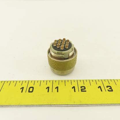 Souriau FR 8 40 3 Solder Cup Circular Connector 12 Pin Male