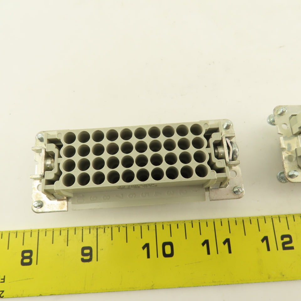 Wieland 73.700.4058 Wire Connector Pin Housing 40 Pin 24-16AWG 250V 10A Lot Of 2