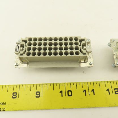 Wieland 73.700.4058 Wire Connector Pin Housing 40 Pin 24-16AWG 250V 10A Lot Of 2