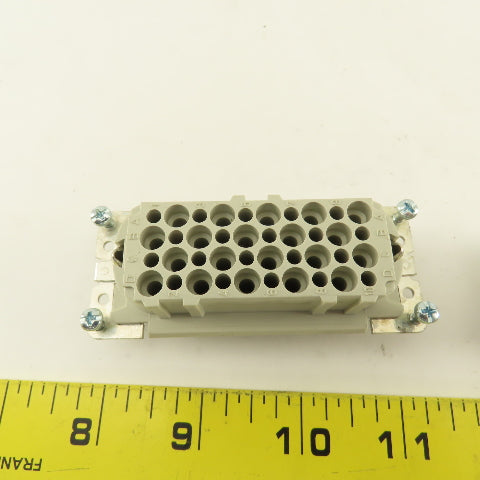 Wieland 73.700.4058 Wire Connector Pin Housing 40 Pin 24-16AWG 250V 10A Lot Of 2