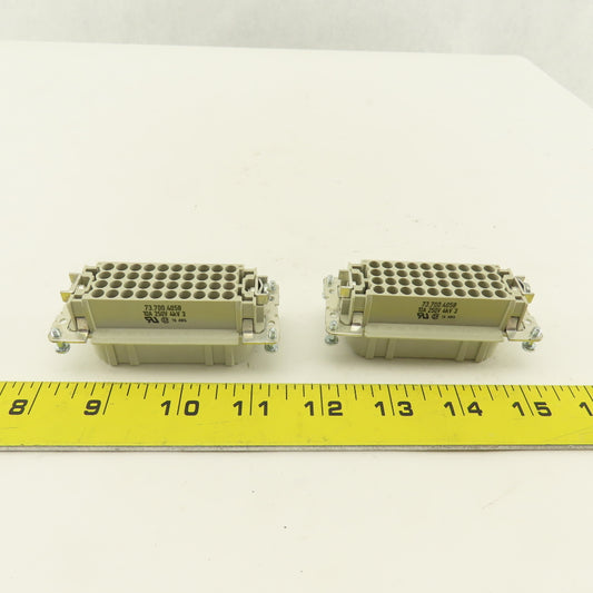 Wieland 73.700.4058 Wire Connector Pin Housing 40 Pin 24-16AWG 250V 10A Lot Of 2