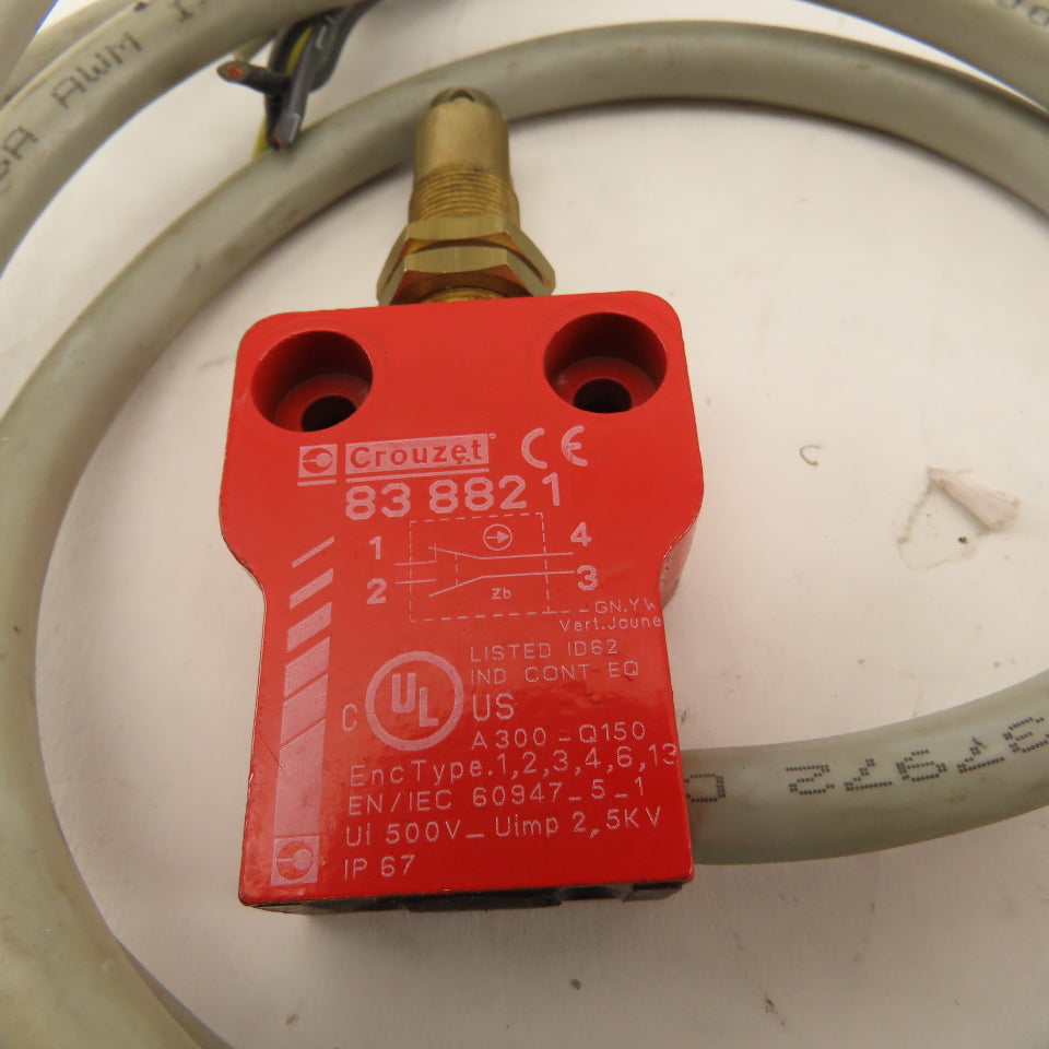 Crouzet 838821 500V Plunger Limit Switch