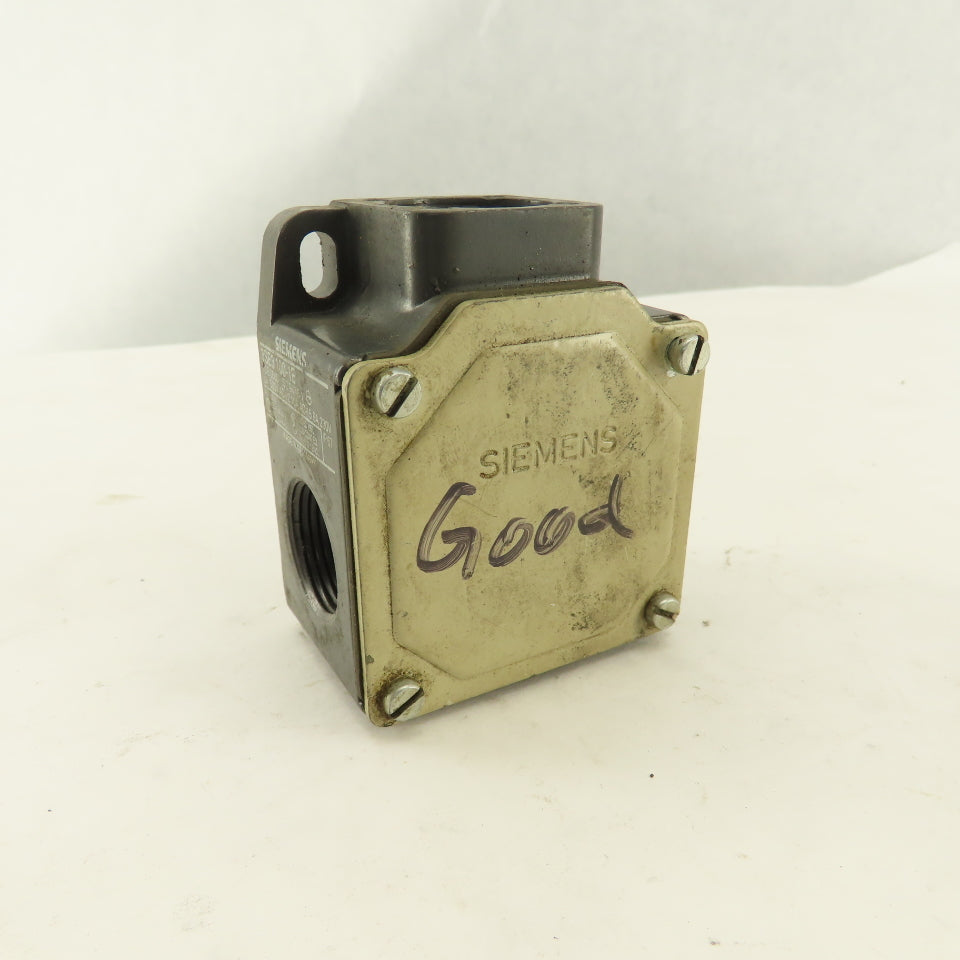 Siemens 3SE3100-1E 500V Limit Switch Contact Body No Operator Head