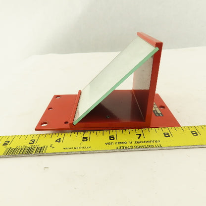 Leuze US 2 4" x 3-1/8" Column Mount Safety Beam Deflecting Mirror