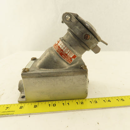 Killark KRS-215-120 115/230V 20A 1Hp 1Ph 2W 3P HAZLOC Receptacle