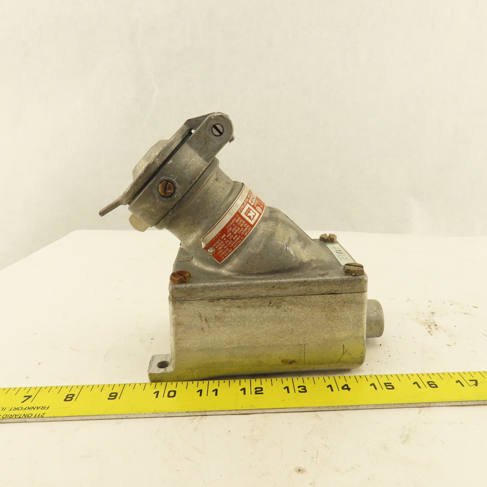 Killark KRS-215-120 115/230V 20A 1Hp 1Ph 2W 3P HAZLOC Receptacle