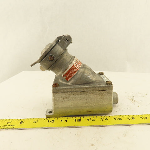 Killark KRS-215-120 115/230V 20A 1Hp 1Ph 2W 3P HAZLOC Receptacle