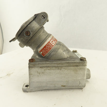 Killark KRS-215-120 115/230V 20A 1Hp 1Ph 2W 3P HAZLOC Receptacle