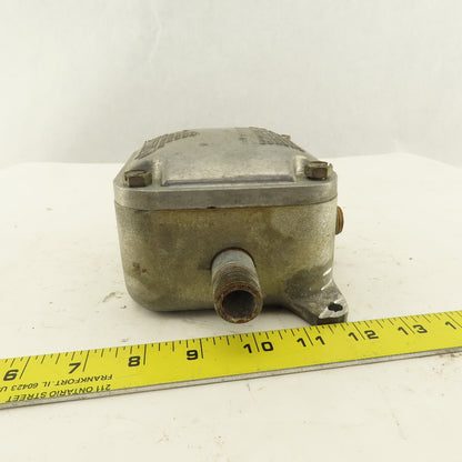 Killark 204A Electrical Junction Hazardous Location 4x4 Box 1/2" Hubs