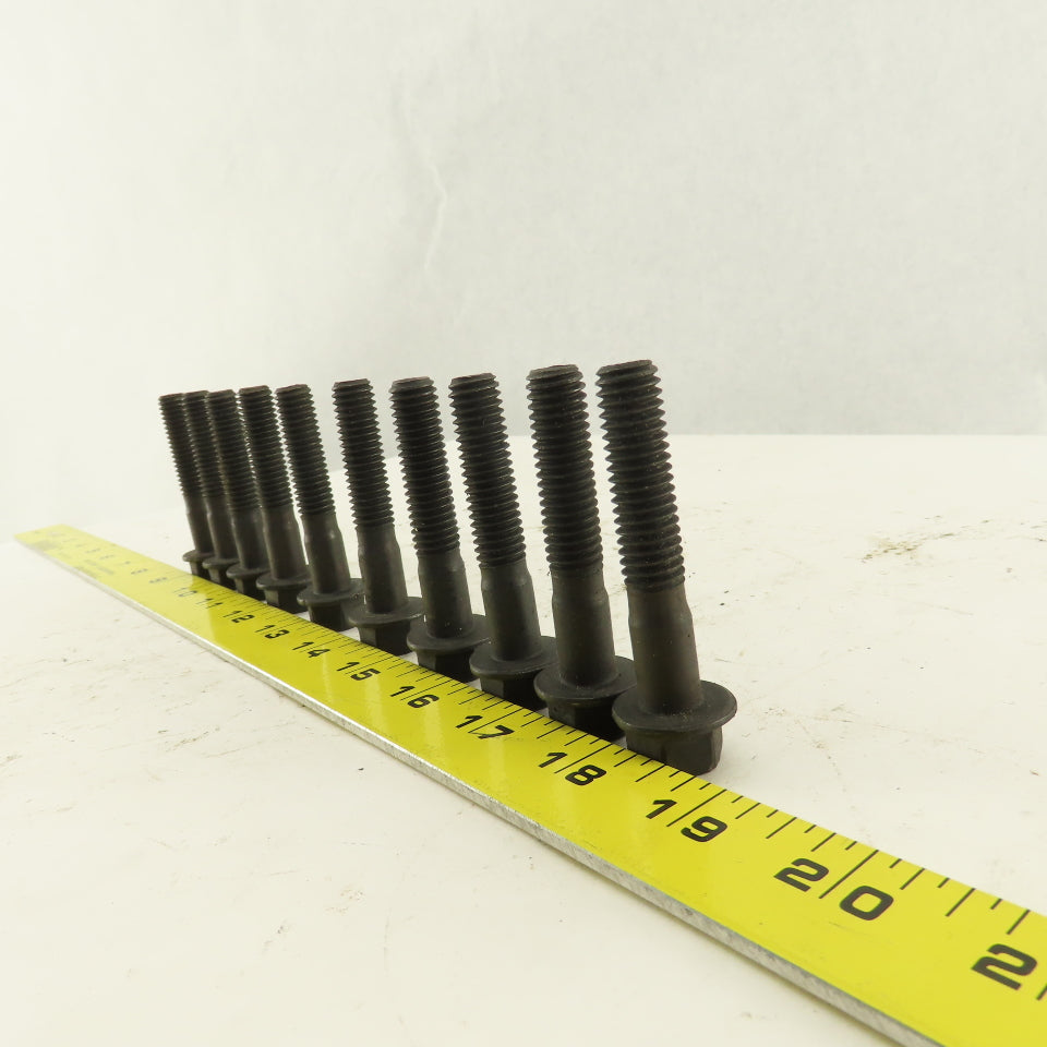 7/16-14 x 2-3/4" Washer Head Flange Hex Bolt Grade 5 Lot Of 10