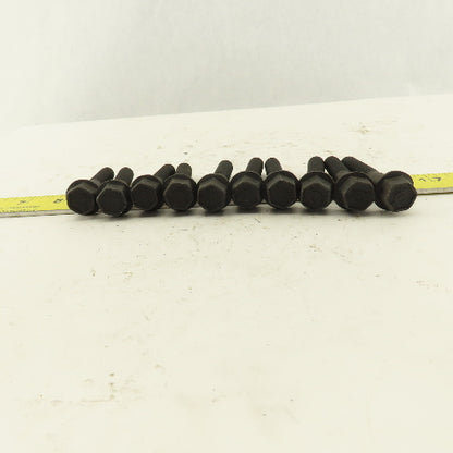 7/16-14 x 2-3/4" Washer Head Flange Hex Bolt Grade 5 Lot Of 10