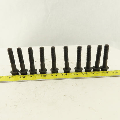 7/16-14 x 2-3/4" Washer Head Flange Hex Bolt Grade 5 Lot Of 10