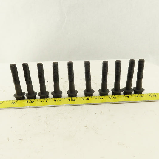 7/16-14 x 2-3/4" Washer Head Flange Hex Bolt Grade 5 Lot Of 10