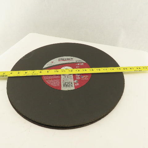 Carbo Premier 16" x 7/34" Steel Cut Off Wheel Abrasive Disc 1" Arbor Lot Of 4
