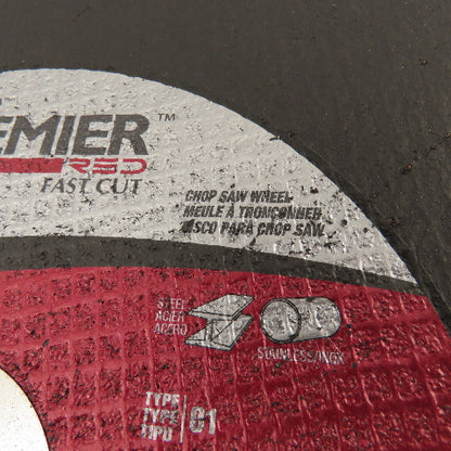 Carbo Premier 16" x 7/34" Steel Cut Off Wheel Abrasive Disc 1" Arbor Lot Of 4