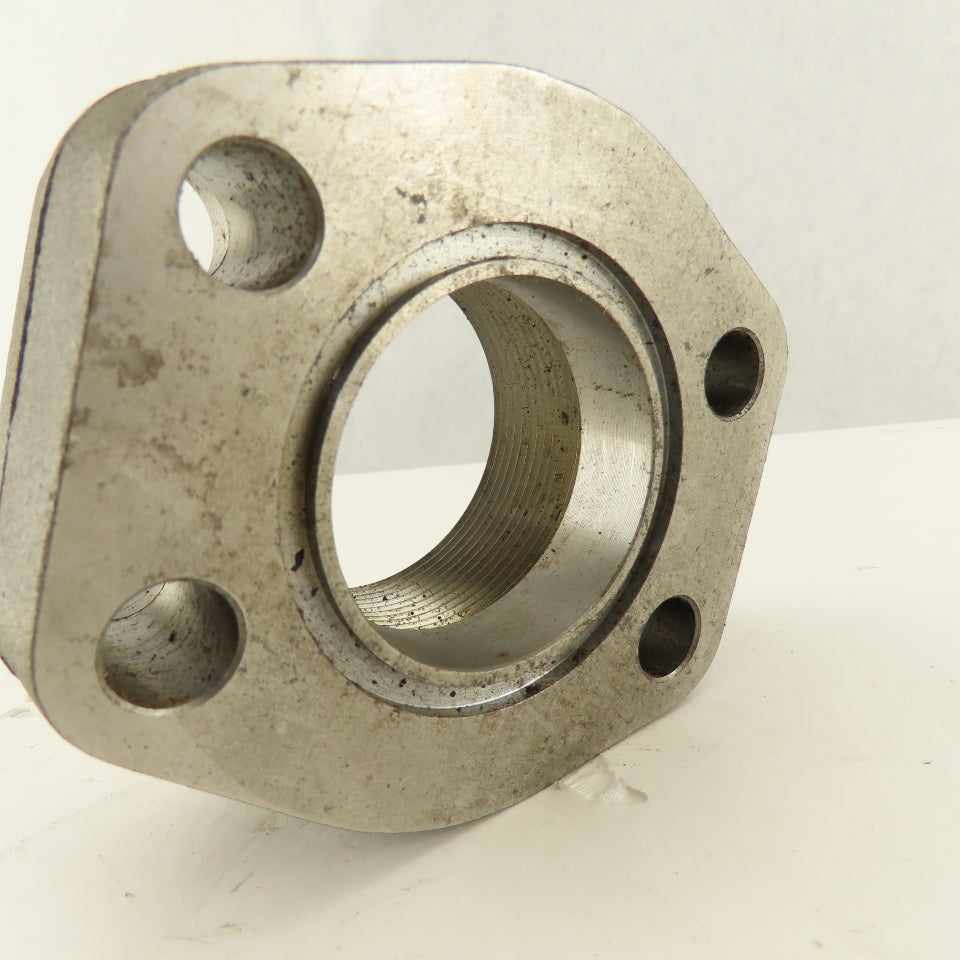 2" NPT x 2" O-Ring Boss 4 Bolt Flange Adapter