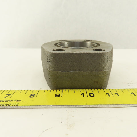 2" NPT x 2" O-Ring Boss 4 Bolt Flange Adapter