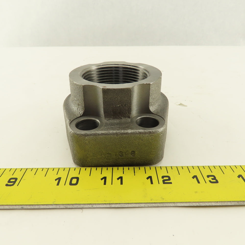 1-1/2" NPT x 1-1/2" O-Ring Boss 4 Bolt Flange Adapter