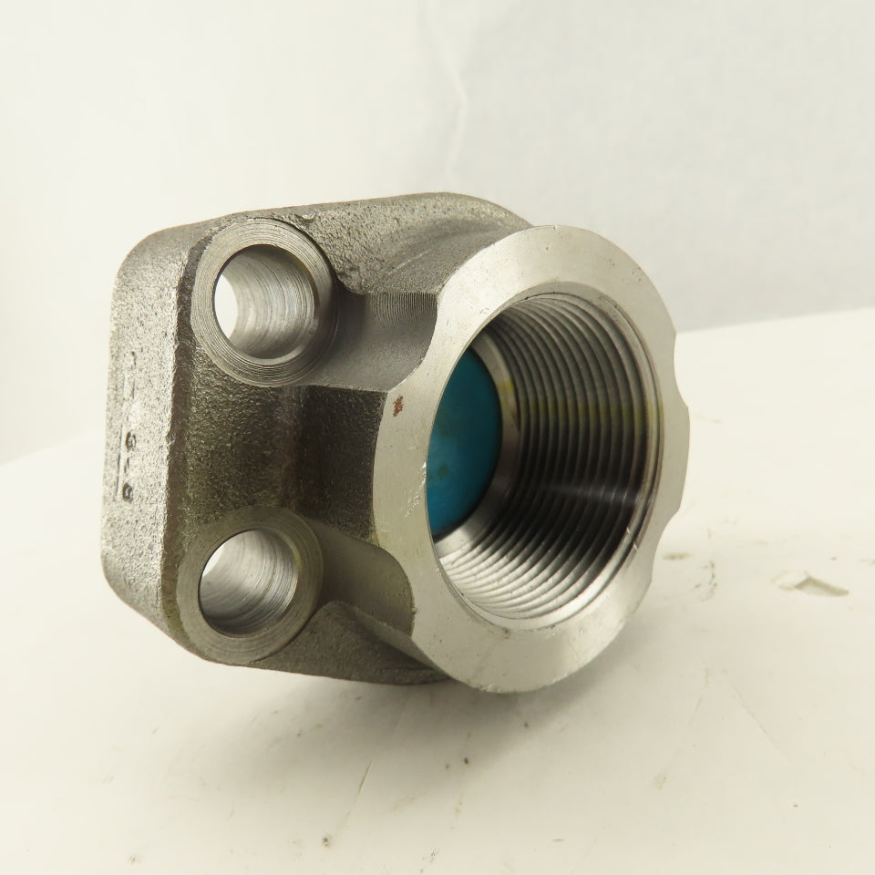 1-1/2" NPT x 1-1/2" O-Ring Boss 4 Bolt Flange Adapter