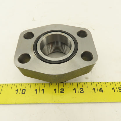 1-1/2" NPT x 1-1/2" O-Ring Boss 4 Bolt Flange Adapter
