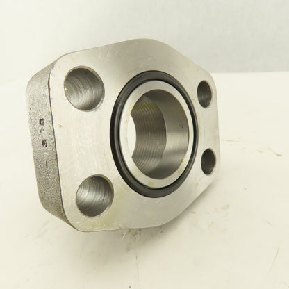 1-1/2" NPT x 1-1/2" O-Ring Boss 4 Bolt Flange Adapter