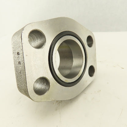 1-1/2" NPT x 1-1/2" O-Ring Boss 4 Bolt Flange Adapter