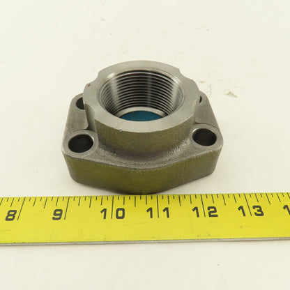 1-1/2" NPT x 1-1/2" O-Ring Boss 4 Bolt Flange Adapter