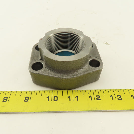 1-1/2" NPT x 1-1/2" O-Ring Boss 4 Bolt Flange Adapter