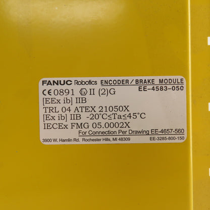 Fanuc EE-4583-050ER REV. ER Encoder Brake Module 7 Axis 5V