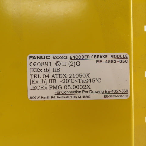 Fanuc EE-4583-050ER REV. ER Encoder Brake Module 7 Axis 5V