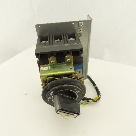 Fuji BU3FHC-020L 600VAC 20A 3 Pole Circuit Breaker Panel Operator Disconnect