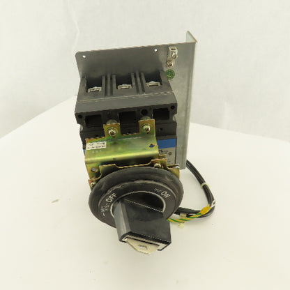 Fuji BU3FHC-020L 600VAC 20A 3 Pole Circuit Breaker Panel Operator Disconnect